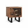 Night tables - Acacia wood and metal bedside table - GINER Y COLOMER