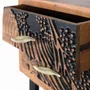 Night tables - Acacia wood and metal bedside table - GINER Y COLOMER