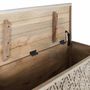 Boîtes de rangement - Malle fabriquée artisanalement en bois de manguier avec ouverture - GINER Y COLOMER