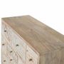 Commodes - Commode à dix tiroirs en bois de manguier - GINER Y COLOMER