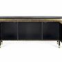 Meubles TV - Meuble TV en manguier et bronze 150cm - GINER Y COLOMER