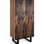 Wardrobe - Acacia wood and metal cabinet - GINER Y COLOMER