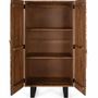 Wardrobe - Acacia wood and metal cabinet - GINER Y COLOMER