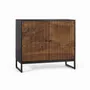 Console table - Rosewood and mango wood console with metal - GINER Y COLOMER