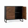 Console table - Rosewood and mango wood console with metal - GINER Y COLOMER