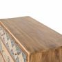 Chests of drawers - Solid mango wood chest of drawers with hand painted details - GINER Y COLOMER