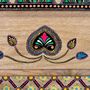 Chests of drawers - Solid mango wood chest of drawers with hand painted details - GINER Y COLOMER