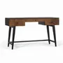 Bureaux - Bureau en bois palissandre et manguier plus métal - GINER Y COLOMER
