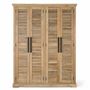 Wardrobe - Natural mango wood cabinet - GINER Y COLOMER