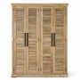 Wardrobe - Natural mango wood cabinet - GINER Y COLOMER