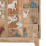 Chests of drawers - Hand-carved 5-drawer chest of drawers in mango wood - GINER Y COLOMER