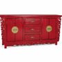 Sideboards - Sideboard with 2 doors and 3 drawers in mango wood - GINER Y COLOMER