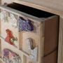 Chests of drawers - Natural mango wood chest of drawers with original details - GINER Y COLOMER
