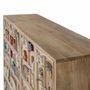 Chests of drawers - Natural mango wood chest of drawers with original details - GINER Y COLOMER