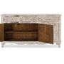 Buffets - Buffet en bois manguier blanc craquelé - GINER Y COLOMER
