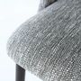 Chaises - Lot de 4 chaises en tissu gris et métal - GINER Y COLOMER
