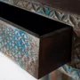 Etagères - Etagère en manguier bleu vieilli 180cm - GINER Y COLOMER