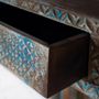 Etagères - Etagère en manguier bleu vieilli 180cm - GINER Y COLOMER