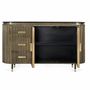 Sideboards - Mango wood and bronze sideboard 150cm - GINER Y COLOMER