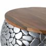 Tables basses - Lot de 2 tables en manguier et aluminium - GINER Y COLOMER
