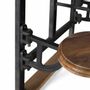 Dining Tables - Mango wood dining table and iron legs 130cm - GINER Y COLOMER