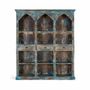 Sideboards - Sideboard in aged blue mango wood 170 cm - GINER Y COLOMER