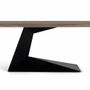 Tables basses - Table couleur sable en bois d'acacia et métal 200cm - GINER Y COLOMER