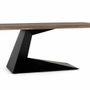 Tables basses - Table couleur sable en bois d'acacia et métal 200cm - GINER Y COLOMER