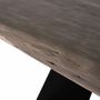 Tables basses - Table couleur sable en bois d'acacia et métal 200cm - GINER Y COLOMER