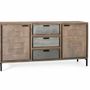 Buffets - Buffet fait à la main en bois d'acacia et métal 160cm - GINER Y COLOMER