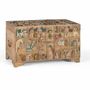 Storage boxes - Mango wood chest with original details - GINER Y COLOMER