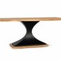 Dining Tables - Mango wood dining table and metal legs 200cm - GINER Y COLOMER