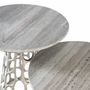 Coffee tables - Set of two coffee tables with circular marble top - GINER Y COLOMER