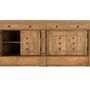 Buffets - Buffet avec 4 tiroirs et 4 portes en bois de manguier - GINER Y COLOMER