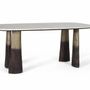Tables Salle à Manger - Table à manger avec plateau ovale en marbre 180 cm - GINER Y COLOMER