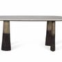 Tables Salle à Manger - Table à manger avec plateau ovale en marbre 180 cm - GINER Y COLOMER