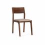Chairs - Set of 2 chairs in acacia wood and covered in fabric - GINER Y COLOMER