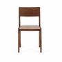Chairs - Set of 2 chairs in acacia wood and covered in fabric - GINER Y COLOMER