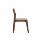 Chairs - Set of 2 chairs in acacia wood and covered in fabric - GINER Y COLOMER