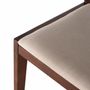 Chairs - Set of 2 chairs in acacia wood and covered in fabric - GINER Y COLOMER