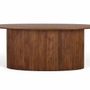 Tables Salle à Manger - Table à manger ovale en bois d'acacia 200 cm - GINER Y COLOMER