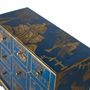 Commodes - Commode 9 tiroirs fabriquée à la main en bois de manguier et MDF - GINER Y COLOMER