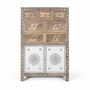 Sideboards - Mango wood and MDF sideboard with hand-painted details - GINER Y COLOMER