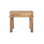 Coffee tables - Mango wood coffee table with hand-painted details - GINER Y COLOMER