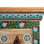 Other wall decoration - Hand painted mango wood wall coat rack - GINER Y COLOMER