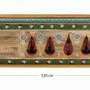 Other wall decoration - Hand painted mango wood wall coat rack - GINER Y COLOMER
