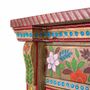 Commodes - Commode à trois tiroirs en bois de manguier peint à la main - GINER Y COLOMER