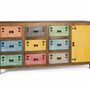 Sideboards - 9-drawer sideboard in multicolor solid wood - GINER Y COLOMER