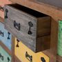 Sideboards - 9-drawer sideboard in multicolor solid wood - GINER Y COLOMER