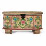 Boîtes de rangement - Coffre en bois de manguier peint à la main - GINER Y COLOMER